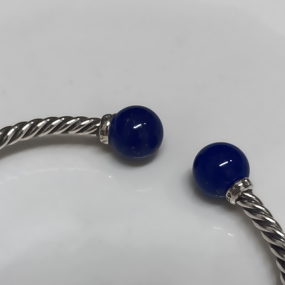 David Yurman Bracelet with Lapis Lazuli & Diamonds - Picture 7 of 7